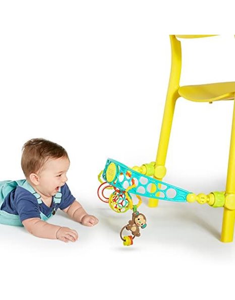 Bright Starts OBall Flex n Go Activity Arch Take-Along BPA-free Baby Stroller Toy, Age Newborn+