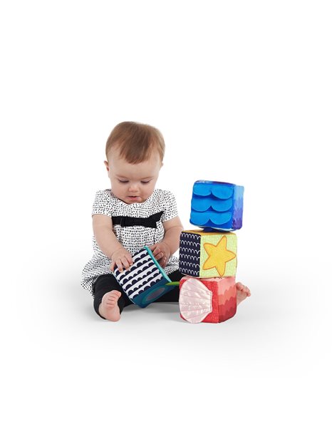 Baby Einstein Explore & Discover Soft Blocks Toys, Ages 3 months +