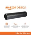 Amazon Basics High-Density Round Foam Roller, 60 cm, Black