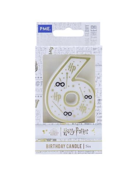 PME Harry Potter Birthday Candle, Number 6