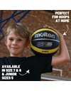 Molten Youth Molten Basket Ball, Black / Yellow, Size 6