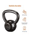 Amazon Basics Cast-Iron Kettlebell, 6kg, Black