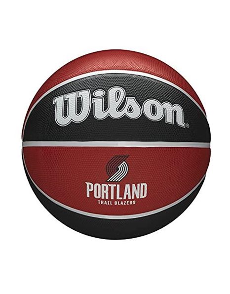 Wilson Basketball, NBA Team Tribute Model, PORTLAND TRAIL BLAZERS, Outdoor, Rubber, Size: 7