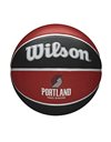Wilson Basketball, NBA Team Tribute Model, PORTLAND TRAIL BLAZERS, Outdoor, Rubber, Size: 7