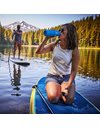 HYDRO FLASK - Water Bottle 709 ml (24 oz) - Vacuum Insulated Stainless Steel Water Bottle with Leak Proof Flex Cap and Powder Coat - BPA-Free - Standard Mouth - Goji