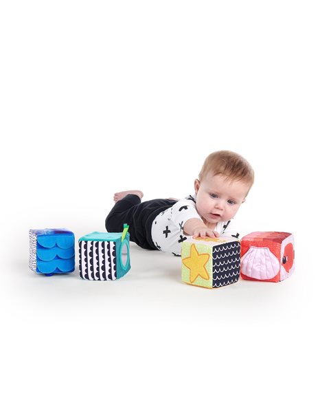 Baby Einstein Explore & Discover Soft Blocks Toys, Ages 3 months +