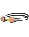 arena Tracks Mirror Anti-Fog Competition Unisex Swimming Goggles for Adults, Swimming Goggles with Mirrored Lenses, UV Protection, 4 Replaceable Nose Bridges, Silicone Seals