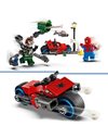 LEGO Marvel Motorcycle Chase: Spider-Man vs. Doc Ock, Motorbike Building Toy for Kids, Boys and Girls aged 6 Plus with Stud Blasters, Web Shooters & 2 Minifugres Incl. Spidey, Super Hero Gifts 76275