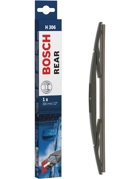 Bosch Wiper Blade Rear H306, Length: 300mm – Rear Wiper Blade