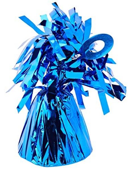 Amscan 991365-01 - Blue Fringed Foil Balloon Weight - 170g