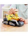 Paw Patrol: The Mighty Movie, Construction Toy Truck with Rubble Mighty Pups Action Figure, Lights and Sounds, Kids’ Toys for Boys and Girls 3+
