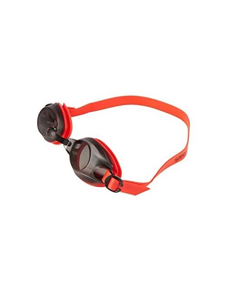 Speedo Unisex Adult Jet Swimming Goggles, Lava Red/Smoke, One Size