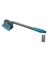 JVL 20-402A Car Bike Care Cleaning Range Wheel Brush, Long, Plastic and Rubber, Teal/Grey, 48 x 6.8 x 11 cm