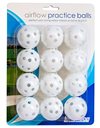 Longridge Golf Airflow Balls White 12 Pack