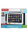 Fisher-Price Pretend Tablet Toddler Learning Toy with Lights Music and Smart Stages Educational Content, Gray, Laugh & Learn UK English Version, CDG33