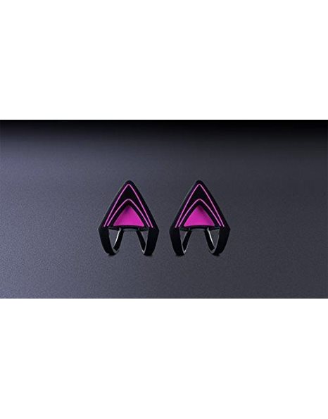 Razer Kitty Ears - Kitty Ears for All Razer Kraken Headsets (Engineered to Fit Your Razer Kraken, Adjustable, Waterproof) Neon Purple