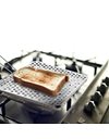 ibili 810400 "Clasica" Foldable Tin Plate Bread Toaster, Silver, 20 x 20 cm