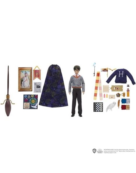 Harry Potter Toys, Gryffindor Advent Calendar with 12-Inch Harry Potter Fashion Doll with 24 Surprise Accessories, HND80