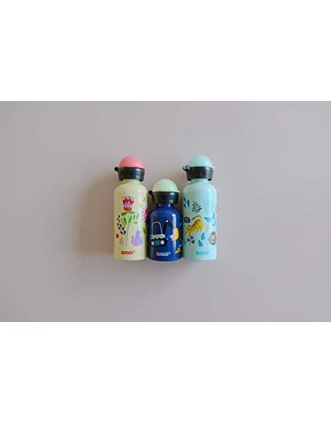 SIGG - Aluminium Kids Water Bottle - KBT Free as a bird - Leakproof - Lightweight - BPA Free - Climate Neutral Certified - Light yellow - 0.4L