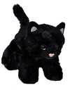 Wild Republic Black Cat Stuffed Animal, Plush Toy, Gifts for Kids, HugEms 7 Inches