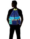 TYR Unisexs Big Mesh Mummy Backpack Bag, Blue/Yellow, One Size