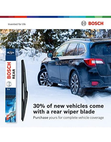 Bosch ICON Wiper Blades 21A19A (Set of 2) Fits Acura: 05-01 EL, Honda: 01-97 Prelude, Mazda: 07-04 3, Volkswagen: 10-07 Golf City +More, Up to 40% Longer Life, Frustration Free Packaging