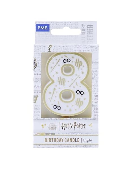 PME Harry Potter Birthday Candle, Number 8