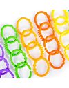 Bright Starts Lots of Links Rings Toys - Stroller Or Carrier Seat - BPA-Free 24 Pcs, Ages 0 Months +