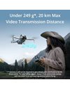 DJI Mini 4 Pro (DJI RC 2), Folding Mini-Drone with 4K HDR Video Camera for Adults, Under 0.549 lbs/249 g, 34 Mins Flight Time, 20 km Max Video Transmission Distance, Omnidirectional Vision Sensing
