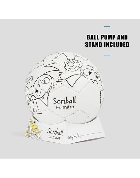 Mitre Scriball Ooodles, Customizable Mini Football, One Size