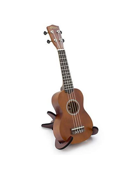 TIGER UAC1-WD Wooden Detachable X-Frame Stand for Ukulele, Mandolin, Banjo and Violin Mahogany
