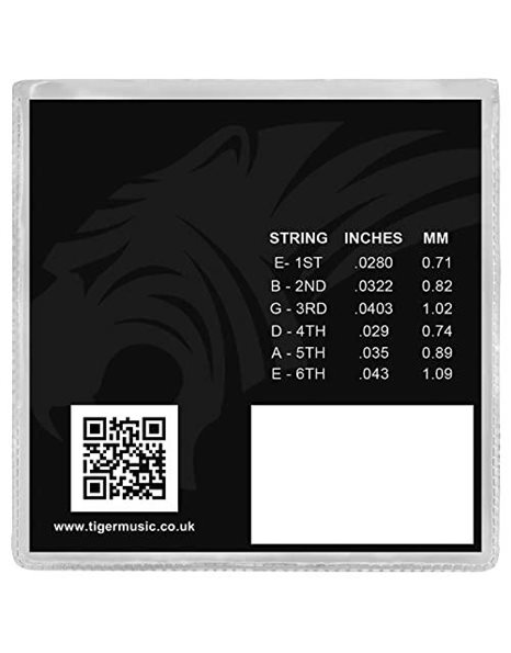 TIGER CGS-3-NY Classical Guitar Strings - Pack of 3 Sets