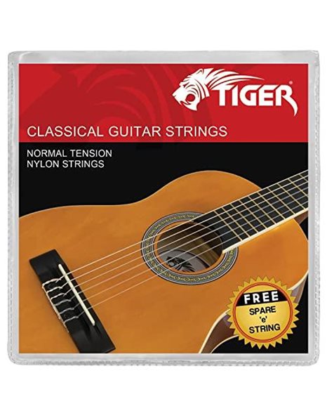 TIGER CGS-3-NY Classical Guitar Strings - Pack of 3 Sets