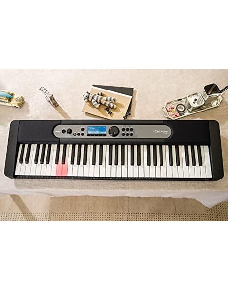 Casio LK-S450 Electronic Keyboard with Touch Sensitive, Lighted Keys,Black