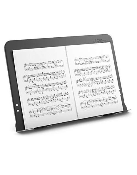 TIGER MUS47-BK Desktop Sheet Music Stand Adjustable Tabletop Book Stand,Black,48 x 34cm,48cm x 34cm