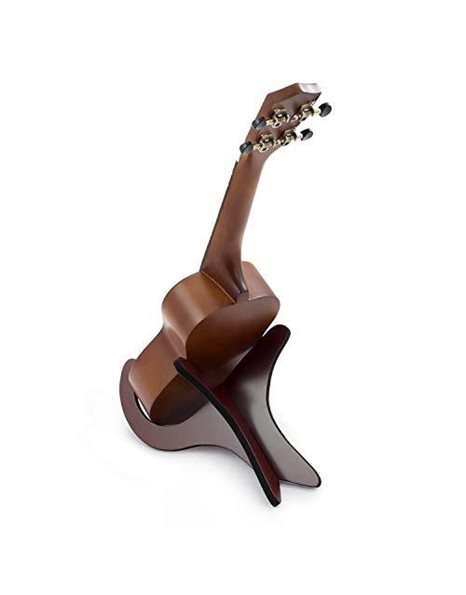 TIGER UAC1-WD Wooden Detachable X-Frame Stand for Ukulele, Mandolin, Banjo and Violin Mahogany