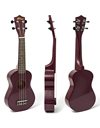 TIGER UKEKIT-PP Soprano Ukulele for Beginners includes Gig Bag, Felt Pick, Spare Set of Strings Now Equipped with Aquila Strings - Purple