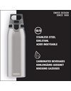 SIGG - Stainless Steel Water Bottle - Shield ONE Brushed - Suitable For Carbonated Beverages - Leakproof - Lightweight - BPA Free - Brushed - 0.75 L