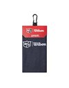 Wilson Staff Unisex Golf-Towel, Triple Folded, TRI FOLD, Microfibre, Black, One size fits all, WGA9000102