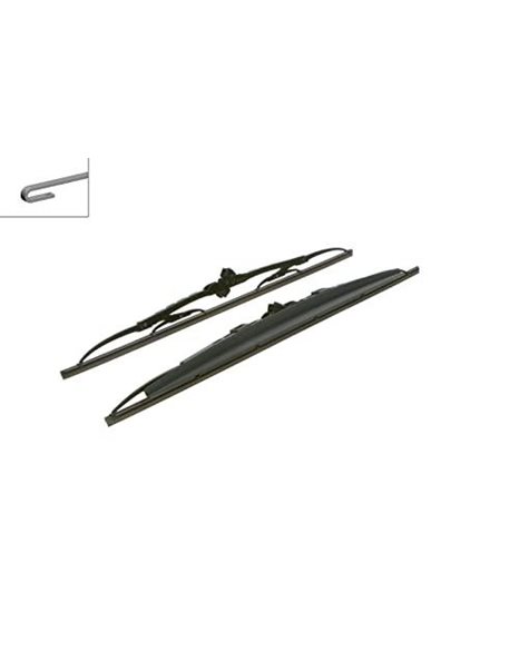 Bosch Wiper Blade Super Plus Spoiler SP22/20S, Length: 550mm/500mm ? Set of Front Wiper Blades