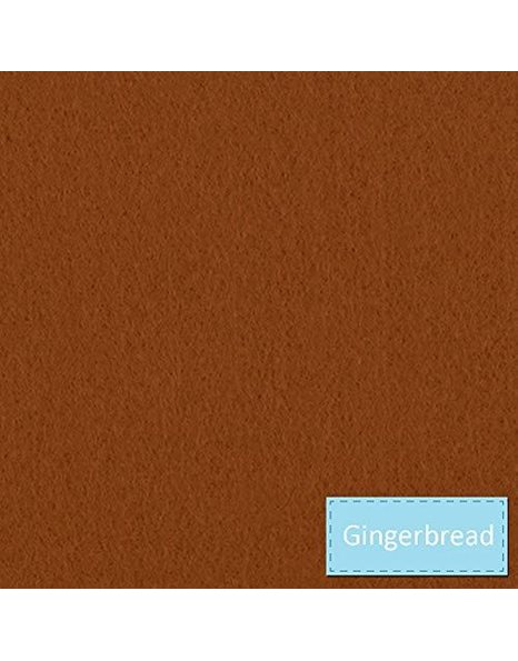 Trimits Craft Felt, 10 Pack, Gingerbread