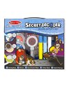 Melissa & Doug Secret Decoder Role Play Detective Kit | Spy Kit for Kids Activity Packs | Travel Games Activity Book | Plane Activities | Gifts for 7 Year Old Boys or Girls | 7-9