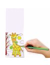 Baker Ross FC992 Jungle Animal Mini Colouring Books for Kids - Pack of 12, Entertaining Travel Activities and Party Favours, Jungle