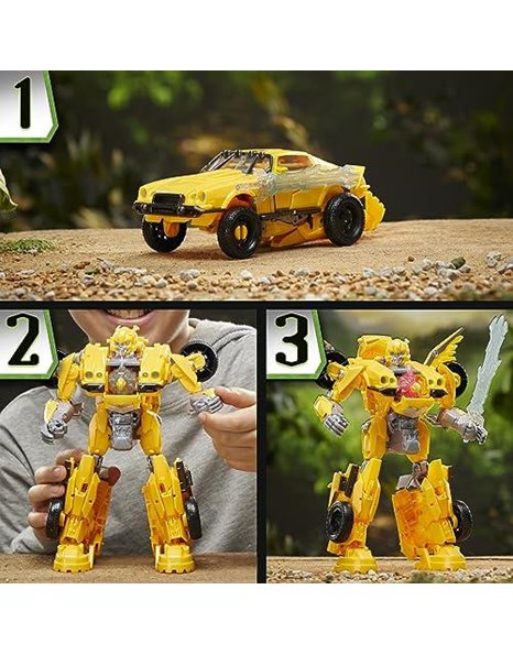 TRANSFORMERS Toys Rise of the Beasts Film, Beast-Mode Bumblebee Action Figure, Ages 6 and up, 25 cm