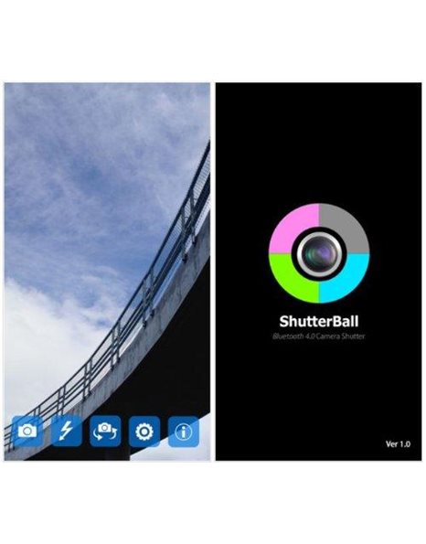AudioVox SHB301PK Shutterball Bluetooth Selfie Camera with Remote (Pink)