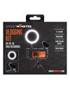 GadgetMonster Kit Streaming lumineux pour smartphone Vlogging Kit (Noir)