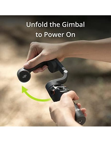 DJI OSMO Mobile 6 Smartphone Gimbal Stabilizer, 3-Axis Phone Gimbal, Built-In Extension Rod, Portable and Foldable, Android and iPhone Gimbal with ShotGuides, Vlogging Stabilizer, Slate Gray