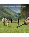 Bundle of DJI OSMO Mobile 6 + DJI Phone Clamp, 3-Axis Phone Gimbal, Built-In Extension Rod, Portable and Foldable, Android and iPhone Gimbal with ShotGuides,
