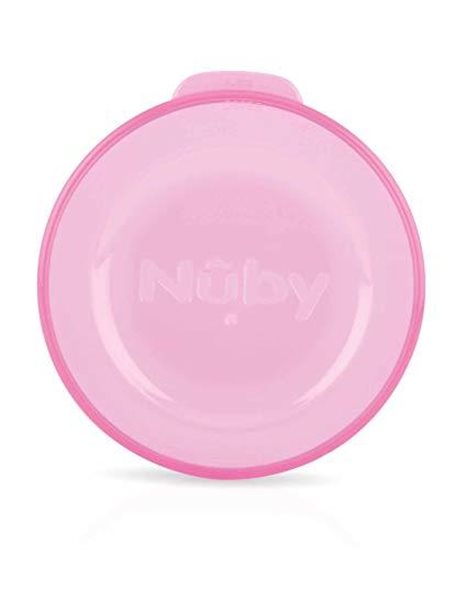 Nuby - 360° Wonder Cup with Handles - Drinking Cup with 360° Rim - 240 ml Leak-Proof Cup for Babies and Children - BPA-Free - Purple - 6+ Months