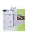 Chicco Next2Me Forever Sheets (Pack of 2), Pink Ballet | 100% Soft Cotton